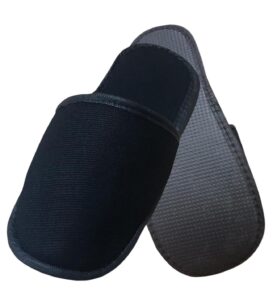 tek kat havlu terlik siyah